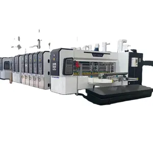 Carton printing machine flexo 2 3 4 color corrugated box printing slotting die cutting machine