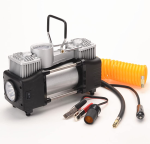 Portable 12V Dual Cylinder <b>Car</b> Tire Inflator Pump Kit for <b>Car</b> Tires Vehicle Tools - Product Image 3