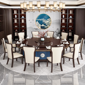 KHÁCH SẠN tự động xoay bàn ăn lớn Vòng nhà hàng Bàn và ghế, bàn ăn và ghế - Product Image 6