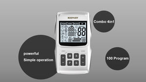 Masaje de grado médico TENS EMS RUSS si unidad para el cuidado de la salud y uso doméstico-Masajeador de electroterapia con almohadillas de electrodos reutilizables - Product Image 3