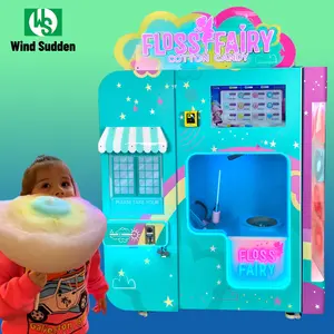 High Quality Wholesale Cheap Fancy Cotton Candy Machine Pink Candy Vending Machine