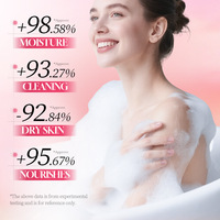 BIOAQUA Savon Moussant Nuageux Macaron Fraise 100g - pH 6.5 Doux, Nettoyage en Profondeur à 97%, Parfum Sucré 24H, Sans Alcool ni Javel