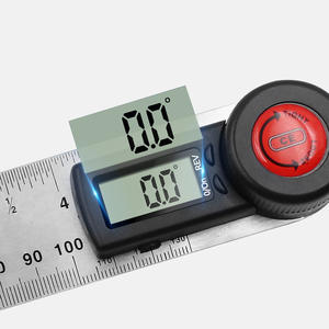 130mm 2-en-1 rapporteur d'angle numérique règle Finder mètre acier inoxydable 360 goniomètre inclinomètre rapporteur pour le travail du bois - Product Image 2