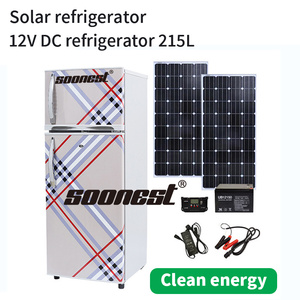 Solar Powered Compressor <b>Refrigerator</b> Freezer 12V/24V 50L-308L Double Doors for Outdoor Camping and Home Use Solar Powered Refri - Product Image 6