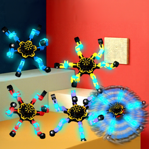 Juguete Antiestrés Creativo Transformable, Robot Fidget Spinner, Juguete Sensorial para Aliviar el Estrés, Spinner de Dedos Transformable - Product Image 1