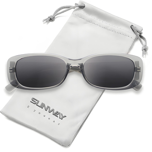 Retro Rectangle Sunglasses with UV400 Protection Trendy Square Party Sun Glasses Women Men Custom Logo Unisex Sunglasses - Product Image 2