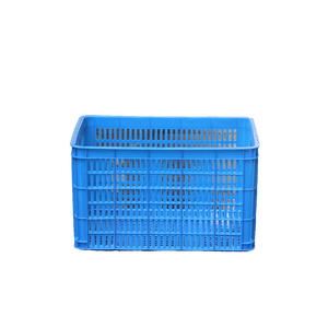 Plastic Mesh Crate 600*430*350MM Turnover <strong>Basket</strong> Vegetables <strong>Storage</strong> Plastic Crates Rectangle Virgin Material <strong>Stacking</strong> <strong>Baskets</strong> - Product Image 1