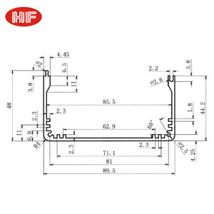 Индивидуальные электронные инструменты оборудования и аудио усилитель алюминиевые коробки корпуса для автомобиля - Product Image 3