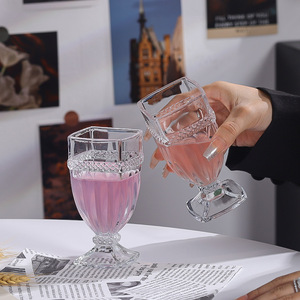 Verre à flûte à <span class=keywords><strong>champagne</strong></span> <span class=keywords><strong>français</strong></span> en gros, verre à vin à pied, verre à cocktail côtelé pour bar, fête, mariage, articles de bar à boisson - Product Image 1