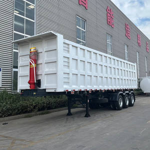 Semi-remorque à benne basculante TONGYA en acier de haute qualité à prix avantageux, capacité de 60 tonnes, 3 essieux - Product Image 3