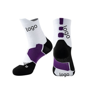 Calcetines Deportivos Personalizados de Alta Calidad con Logotipo, Calcetines de Baloncesto para Hombre, Fabricante de Calcetines Deportivos, Tejido de Compresión Elástica - Product Image 3