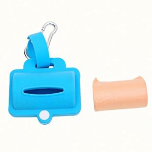Distributeur de sacs à déjections canines en silicone écologique avec étui de ramassage - Product Image 3