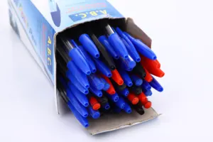 Wholesale 1.0mm Office School Ballpoint Pen Simple Cheap Plastic Promotional Back To School Pen