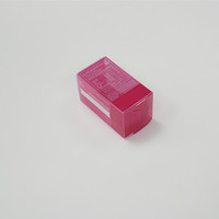 Boîte pliante en plastique PET écologique avec logo personnalisé, matériaux recyclés, emballage pour bonbons, gelée, capsules de café, chewing-gum, cadeaux d'hôtel