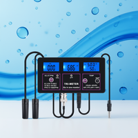 PH EC CF TDS ORP TEMP 6 in 1, Monitor kualitas air Multi-parameter dan pengukur ph untuk air dan hidroponik