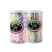 Kinderen's Draaiende Regenboog Fruit Smaak Individueel Verpakt Groot Pakket 12g 30-Stuks Lollies Verjaardagssnoep
