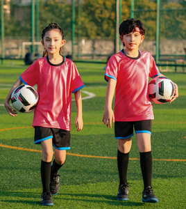 Setelan baju sepak bola Retro uniseks, setelan baju sepak bola lengan pendek untuk anak-anak dewasa, baju latihan pertandingan sepak bola - Product Image 5