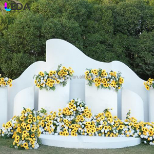 LEDA Ensemble de décorations de mariage 3D de haute qualité en métal pour la décoration de mariage en intérieur et en extérieur - Product Image 3