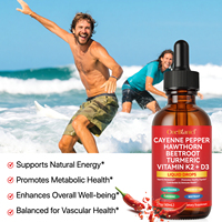OneBotanical Gouttes Liquides Végétaliennes au Poivre de Cayenne – Soutien Métabolique – Compléments Naturels Biologiques à Base d'Extrait de Poivre de Cayenne – Mélange de Gouttes