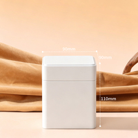 Boîte en métal rectangulaire en fer blanc pour le stockage de gâteaux et d'aliments avec impression de logo personnalisée pour l'emballage
