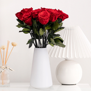 Recién llegado, decoración de flores para siempre, ramo de Venus, 7 Uds., infinito eterno, flor en jarrón, tallo largo, rosas preservadas inmortales - Product Image 4