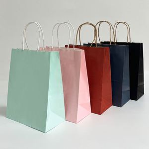 Jewelry Promotion Tote <b>Bag</b> Kraft Paper Thickened Custom <b>Small</b> Batch Gift <b>Bag</b> Offset Printed Business Shopping Use Premium - Product Image 2