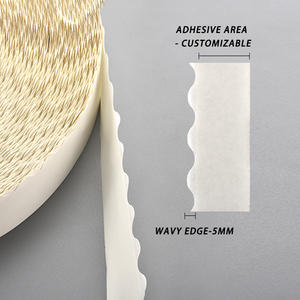 도매 웨이브 레이스 핫멜트 양면 테이프 |   재활용 가능한 간편 절단 자가 접착 웨이브 지퍼 엣지 테이프 (카톤 씰링용) - Product Image 5