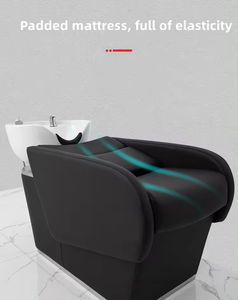 Moderno Lavacabezas Duradero para Salón de Belleza Silla de Champú Especial para Peluquería Muebles de Salón Piel Sintética - Product Image 2