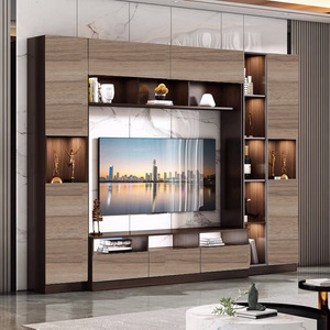 Chất lượng cao treo tường đơn vị thiết kế Tường TV Tủ TV đơn vị cho phòng khách - Product Image 2