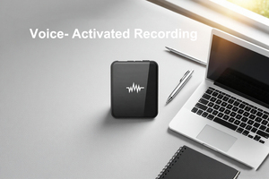 เครื่องบันทึกเสียงแม่เหล็กสองด้านขนาดเล็กรอบคอบเป็นพิเศษอุปกรณ์บันทึกเสียง4200ชั่วโมงและเปิดใช้งานด้วยเสียง MP3 - Product Image 4