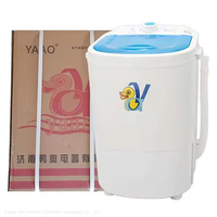 Hot Sale Electric Household Large Capacity Single Tub Semi-automatic Toploading Removable Nylon Brushes Shoes Washers