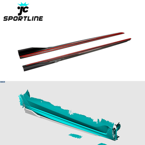 Jupes latérales en fibre de carbone G32 pour <span class=keywords><strong>BMW</strong></span> 630i GT NOUVELLE Série <span class=keywords><strong>6</strong></span> <span class=keywords><strong>Gran</strong></span> <span class=keywords><strong>Turismo</strong></span> M Sport 2017-2019 - Product Image 2