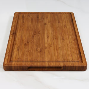 Planche à découper en bambou en vrac, durable, carbonisée, pour charcuterie, fromage, viande, <span class=keywords><strong>pain</strong></span>, planche à découper pour cuisine, barbecue, grill - Product Image 2