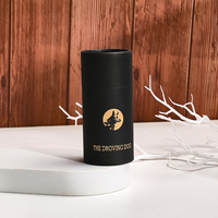 Tube en carton rond jetable avec fenêtre en PVC, emballage personnalisé, boîte cylindrique recyclable pour parfum, mascara, lotion