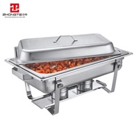 Groothandel Chafing Gerechten Restaurant Apparatuur Keuken Buffet Display Voedsel Warmers Chaffing Gerechten Voor Catering