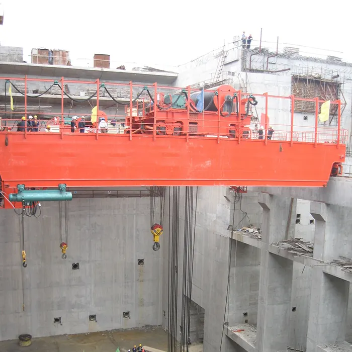 Doppia trave a fascio 35 ton 40 ton 50 ton ponte di viaggio gru a ponte fabbricazione dalla cina