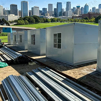 FLKT Maison conteneur modulaire pliable et empilable en acier préfabriqué pour hébergement mobile et dortoir