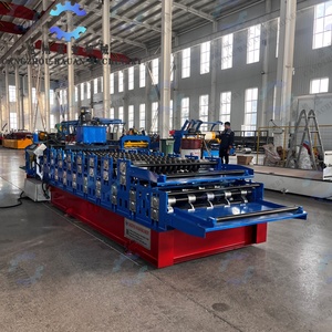 Luxury Villa Double-layer Decorative Color Steel <b>Tile</b> Production Equipment Full-automatic Double-layer Roll Forming Machine - Product Image 4
