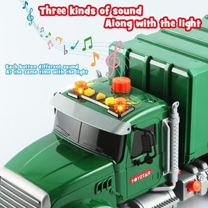 <span class=keywords><strong>Camion</strong></span> della Spazzatura <span class=keywords><strong>Giocattolo</strong></span> Grande 15 Pollici a Frizione con Luci e Suoni per Bambini - Product Image 6