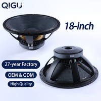 Haut-parleur de 18 pouces, équipement audio, bobine vocale de 220 mm, caisson de basses, système de haut-parleurs en ligne pour extérieur, cornet
