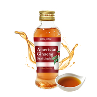 Liquide Oral au Ginseng Américain 120ml – Extrait de Panax Quinquefolius – Boisson Adaptogène pour Soulager le Stress et Apporter Énergie et Calme – OEM ODM