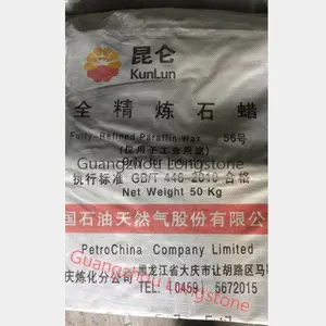 Best Selling Wax 56# Fully Refined Paraffin Wax Petrochina Parafina Solid Form Cera de Pas