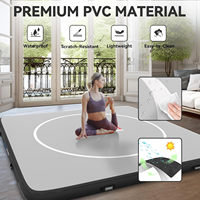 Tapis de lutte gonflable, tapis de Jiu-Jitsu, tapis d'entraînement en PVC pliable pour la maison, la salle de sport, le BJJ, le MMA, la boxe, le grappling et le judo