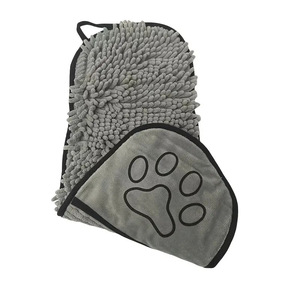 Suministros para <span class=keywords><strong>mascotas</strong></span> al por mayor | Toalla <span class=keywords><strong>de</strong></span> secado <span class=keywords><strong>de</strong></span> microfibra superabsorbente para perros con bolsillos <span class=keywords><strong>de</strong></span> mano para un secado rápido en el baño en casa - Product Image 6