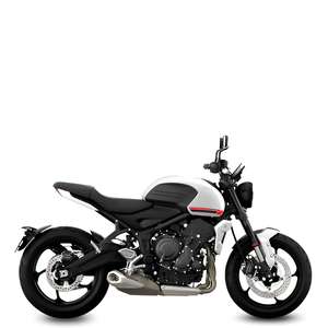 Convient <span class=keywords><strong>pour</strong></span> Triumph TRIDENT660, échappement complet en alliage de titane, aspect d'origine, noir et argenté. - Product Image 6