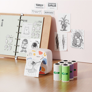 Sản phẩm hot nhãn dán di động máy in nhiệt nghiên cứu Tạp Chí ghi chú ghi chú Hãng sản xuất máy bỏ túi inkless Mini Sticker máy in - Product Image 2