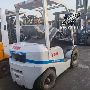 Montacargas TCM FD25T3C de 2.5 toneladas, montacargas usado de Japón, 2.5 toneladas, motor Isuzu C240, máquina usada, montacargas a gasolina, 4000MM 2500KG - Product Image 4