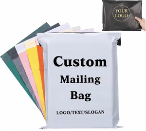 Enveloppes et sacs d'expédition personnalisés en polyéthylène, auto-adhésifs, imperméables, résistants aux déchirures, pour l'emballage de vêtements, épaisseur 9-13 microns - Product Image 1