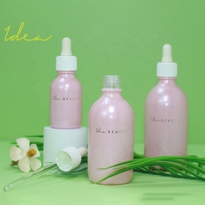 New Product Hot Sale Glitter Spray and Foil Print Head 120 ML Serum <b>Bottle</b> Essential Oil <b>Glass</b> <b>Dropper</b> <b>Bottle</b> - Product Image 3