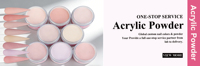 Poudre à ongles acrylique transparente de qualité professionnelle 3 en 1, non toxique, avec logo personnalisé, 1OZ 2OZ 4OZ, pour manucure DIY et art des ongles